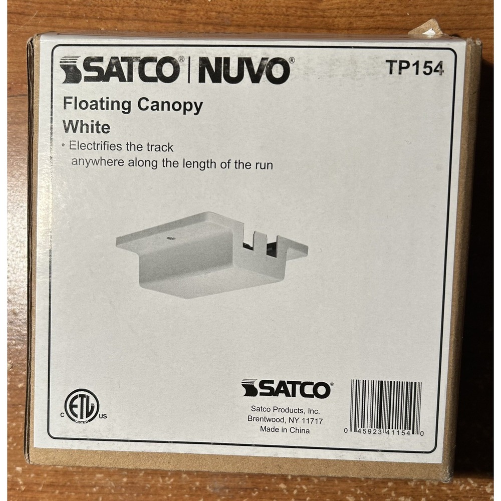 Nuvo TP154 - Floating Canopy White Track Lights.  Brand New